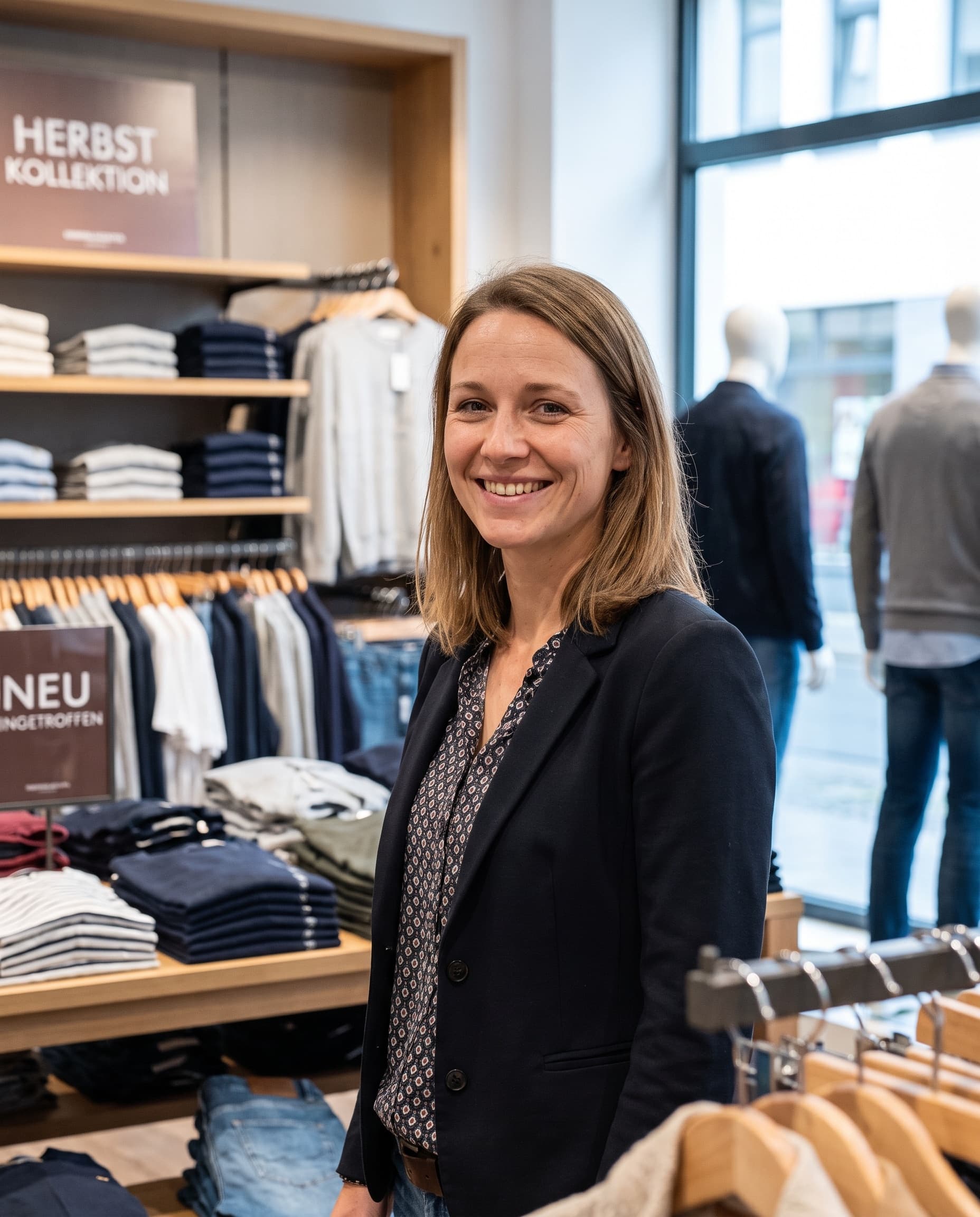 Verkäuferin berät eine Kundin im Einzelhandel
